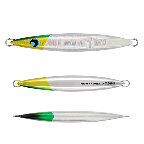 UROCO UROCO JIG SHORT 150g RISKY #303G MIDKIN HEAD / GLOW TIP