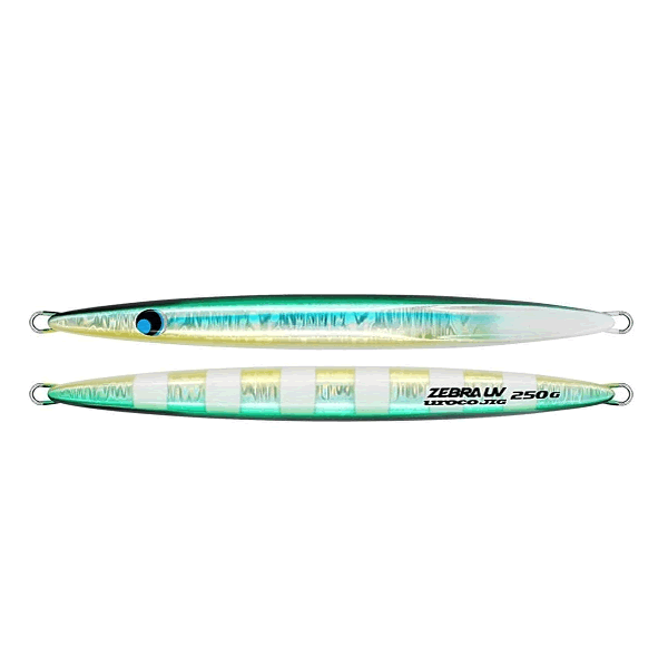 UROCO UROCO JIG 250g ZEBRA UV #503GUV HOLOGRAM MACKEREL UV ZEBRA