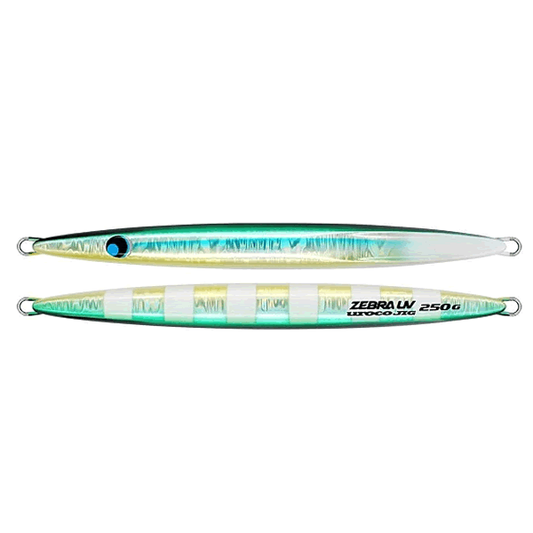 UROCO UROCO JIG 300g ZEBRA UV #503GUV HOLOGRAM MACKEREL UV ZEBRA