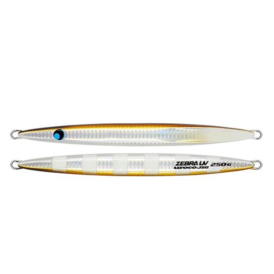 UROCO UROCO JIG 300g ZEBRA UV #504GUV HOLOGRAM BARRACUDA UV ZEBRA