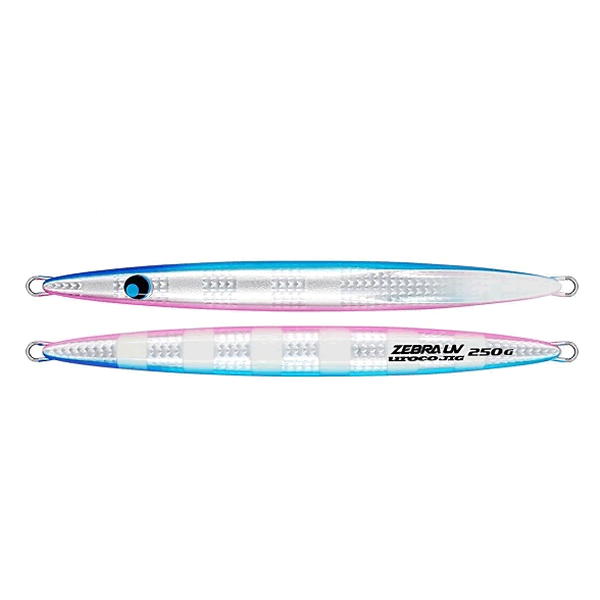 UROCO UROCO JIG 300g ZEBRA UV #505GUV BLUE&PINK UV ZEBRA