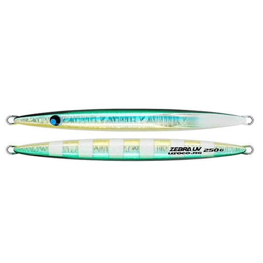 UROCO UROCO JIG 350g ZEBRA UV #503GUV HOLOGRAM MACKEREL UV ZEBRA