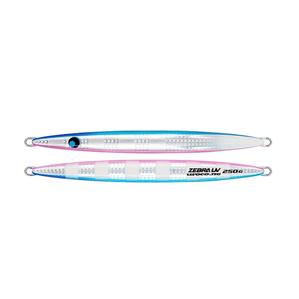 UROCO UROCO JIG 350g ZEBRA UV #505GUV BLUE&PINK UV ZEBRA