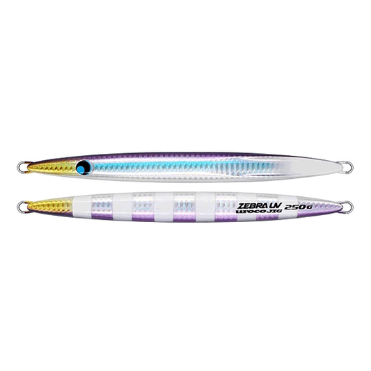UROCO UROCO JIG 400g ZEBRA UV #502GUV HOLOGRMA SAURY UV ZEBRA