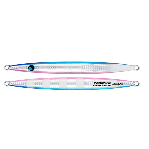 UROCO UROCO JIG 400g ZEBRA UV #505GUV BLUE&PINK UV ZEBRA
