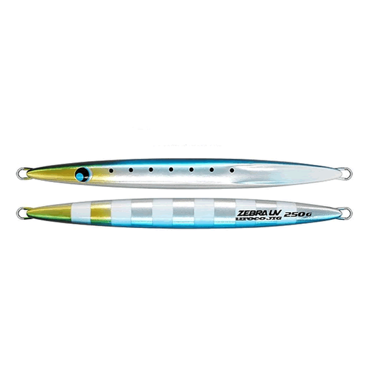 UROCO UROCO JIG 450g ZEBRA UV #501GUV ALUMINUM SARDINE UV ZEBRA
