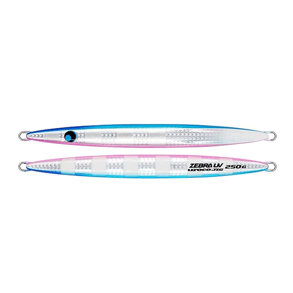 UROCO UROCO JIG 450g ZEBRA UV #505GUV BLUE PINK UV ZEBRA