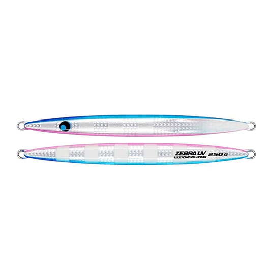 UROCO UROCO JIG 450g ZEBRA UV #505GUV BLUE PINK UV ZEBRA