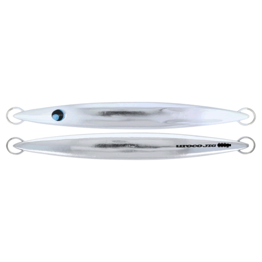 UROCO UROCO JIG 80g ALUMINUM UV #014GUV ALUMINUM SILVER/DOUBLE GLOW