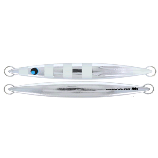 UROCO UROCO JIG 160g ALUMINUM UV #013GUV ALUMINUM SV/ZEBRA GOLW TIP