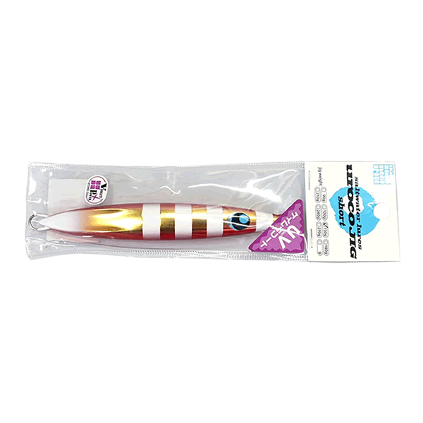 UROCO UROCO JIG SHORT 150g #015GUV AKAKIN ZEBRA GTIP/ｹｲ saltwater fishing lure