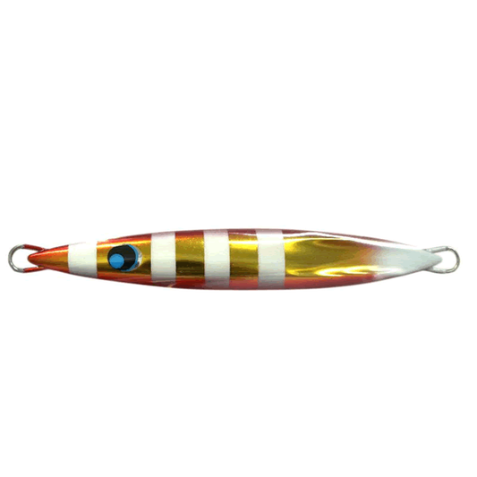 UROCO UROCO JIG SHORT 180g ALUMINUM UV #015GUV RED&GOLD /ZEBRA GLOW TIP/UV