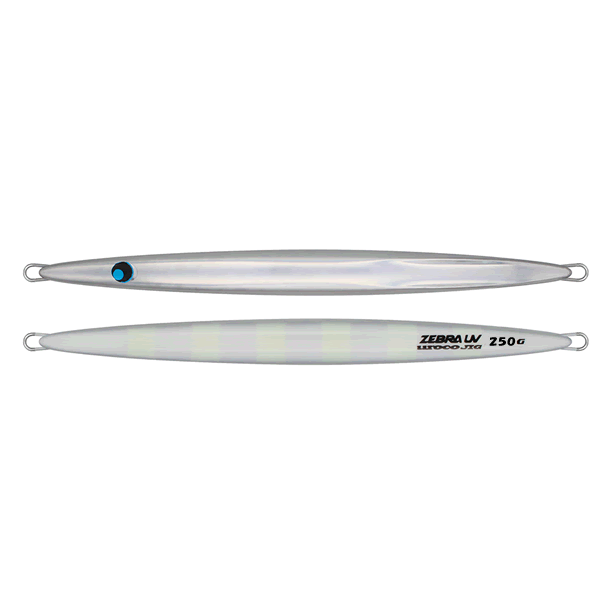 UROCO UROCO JIG 250g #506UVZ SHELL SILVER/FULL GLOW UV ZEBRA