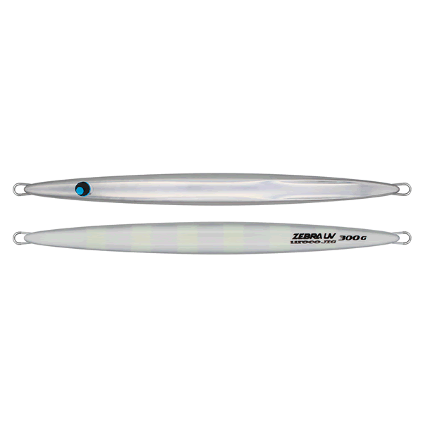 UROCO UROCO JIG 300g #506UVZ SHELL SILVER/FULL GLOW UV ZEBRA
