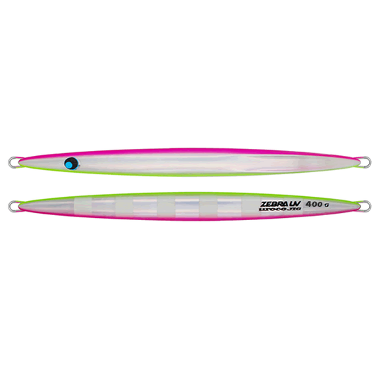 UROCO UROCO JIG 400g #507UVZ PINK CHART SHELL/UV ZEBRA