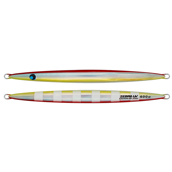 UROCO UROCO JIG 400g #508UVZ REDBACK SHELL/UV ZEBRA