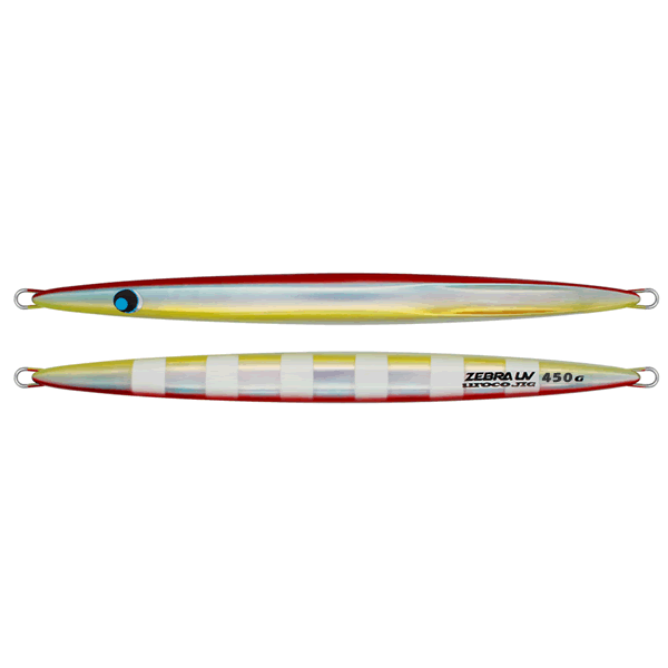 UROCO UROCO JIG 450g #508UVZ REDBACK SHELL/UV ZEBRA