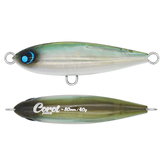 UROCO COROT PENCIL 80 80mm, 40g Sinking #007UV CLEAR HOLO/UV BAITFISH