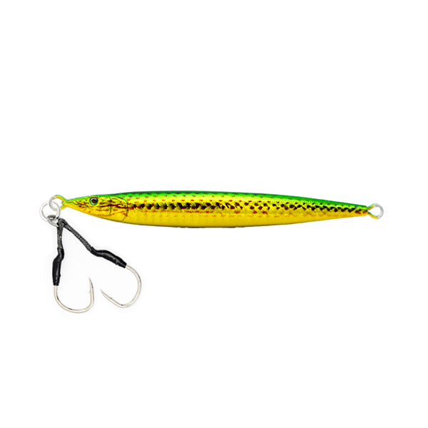 LITTLE JACK METAL ADICT type05-30g 88mm : 30g Sinking #10 GREEN GOLD saltwater fishing lure