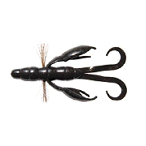 Bait Breath BYS CRAW PORTLY Feco 3" (7 pcs/pack) #140B BLACK / RED