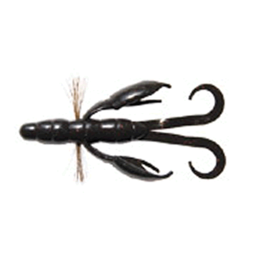 Bait Breath BYS CRAW PORTLY Feco 3" (7 pcs/pack) #140B BLACK / RED