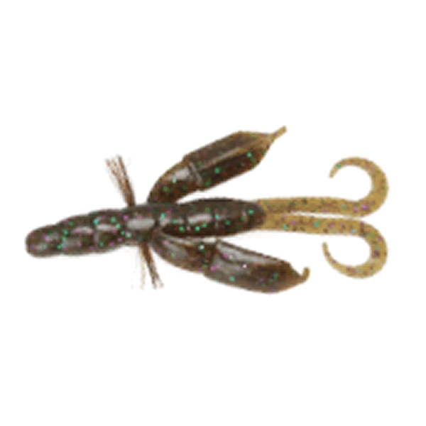 Bait Breath BYS CRAW PORTLY Feco 3" (7 pcs/pack) #822B GREEN PUMPKIN / CANDY