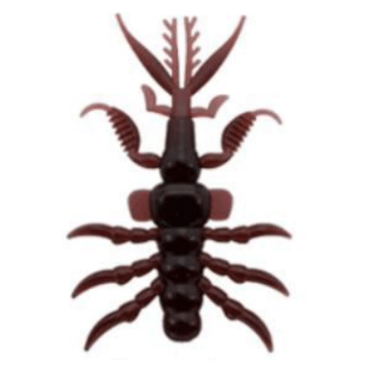 Bait Breath SKELETON SHRIMP SSP 2.7" (8 pcs/pack) #135 SOLID BLACK