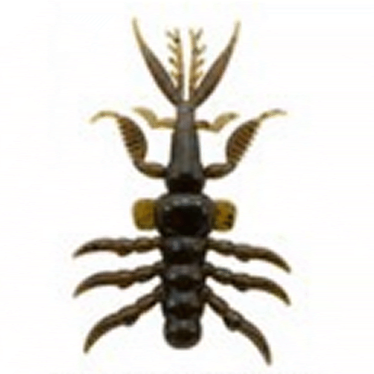 Bait Breath SKELETON SHRIMP SSP 2.7" (8 pcs/pack) #162 MAD G PUMPKIN/BLUE