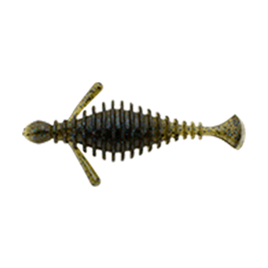 Bait Breath BIG RUI 3.5" (8 pcs/pack) #735 DARK GRIPAN / BLUE G