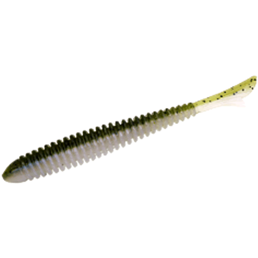 Bait Breath Fish Tail RINGER 3.5" (7 pcs/pack) #912 WATERMELON / WHITE PEARL
