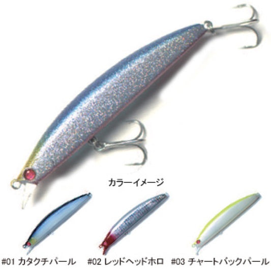 APIA DOVER 99F Length: 99mm / Weight: 15g Floating #01 Katakuchi Pearl