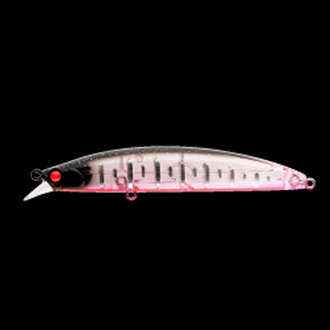 APIA DOVER 99F 99mm : 15g FLOATING #09 BLACK HEAD CLEAR saltwater fishing lure