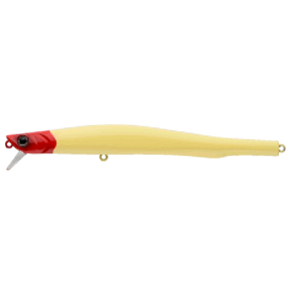 APIA H BAIT 14g 140mm : 14g Slow Floating #18 CLASSIC RED HEAD saltwater fishing lure