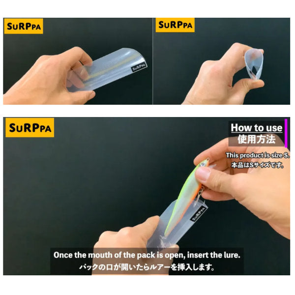 SURPPA SURPPA LURE CASE SS : 130mm x 45mm (10 pcs/pack)