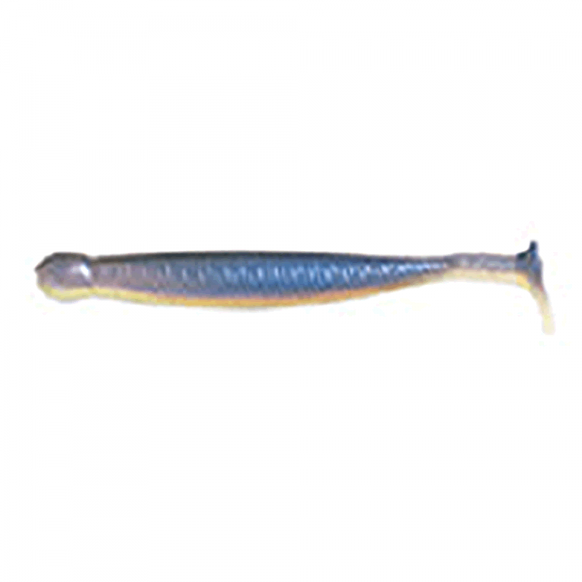 ECOGEAR GRASS MINNOW-S 1-3/4" 42mm (12 pcs/pack) 101 PEARL WHITE/BLUE PEARL BACK