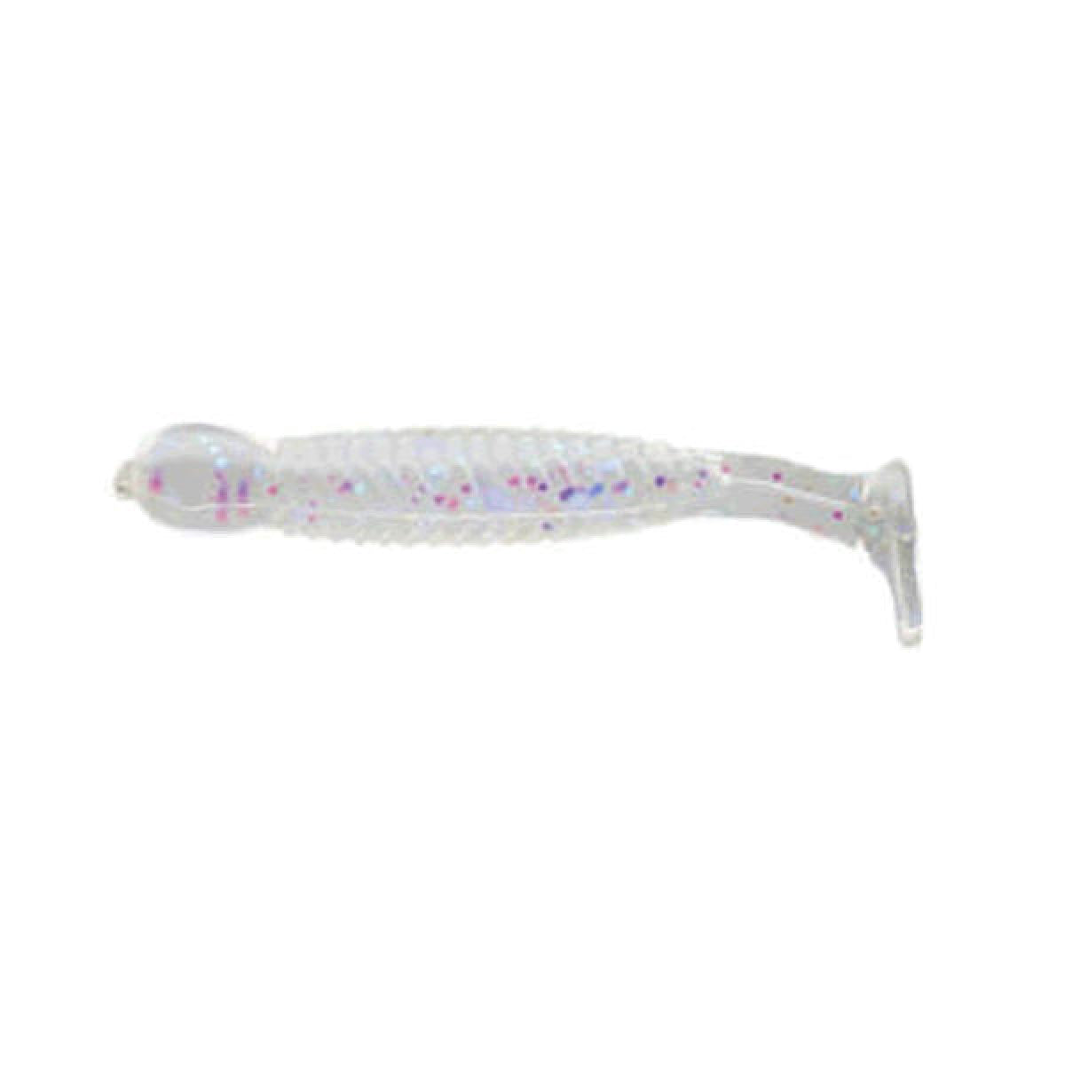 ECOGEAR GRASS MINNOW-M 2-1/2" 64mm (10 pcs/pack) 228 PURE CLEAR HOLO