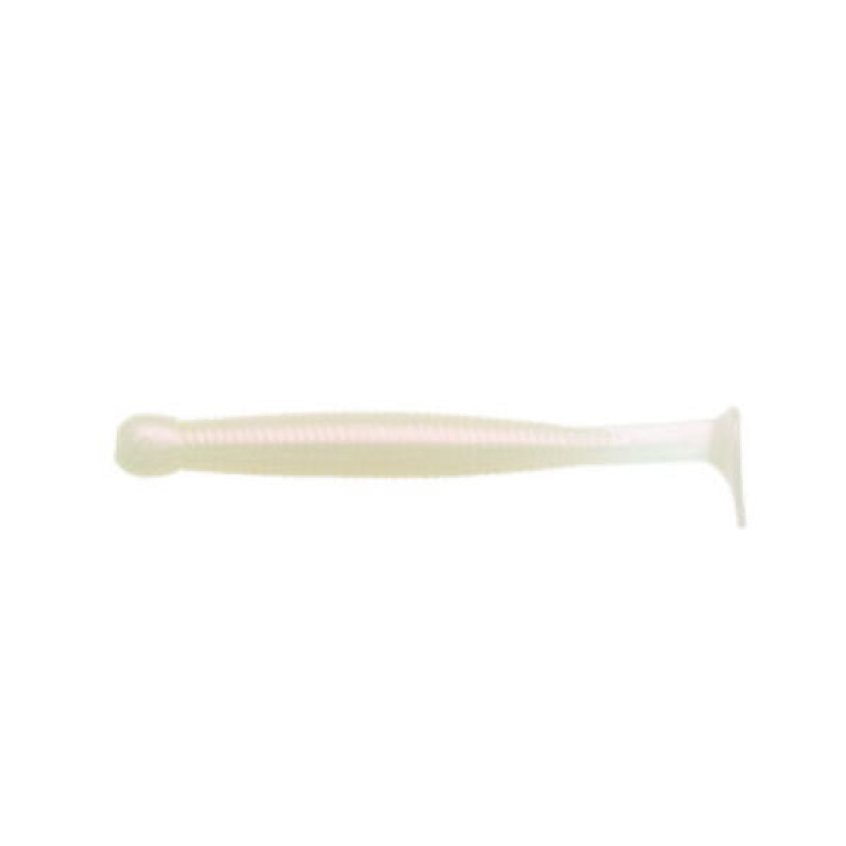 ECOGEAR GRASS MINNOW-L 3-1/4" 85mm (8 pcs/pack) 010 PEARL GUROU(LUMINOUS)