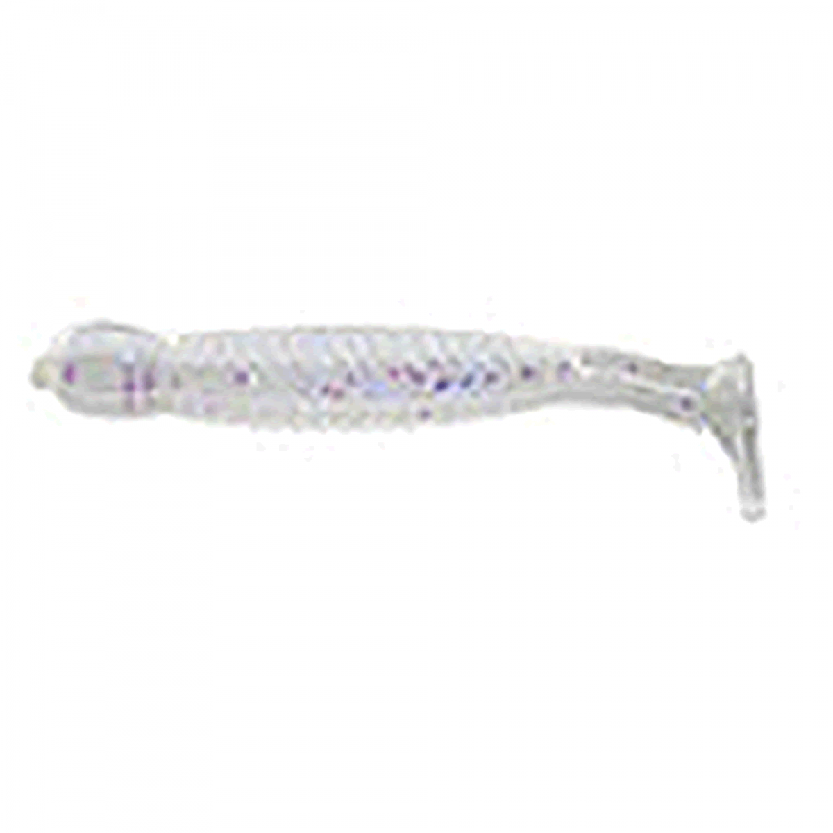 ECOGEAR GRASS MINNOW-SS 1-1/8" 28mm (15 pcs/pack) 228 PURE CLEAR HOLO
