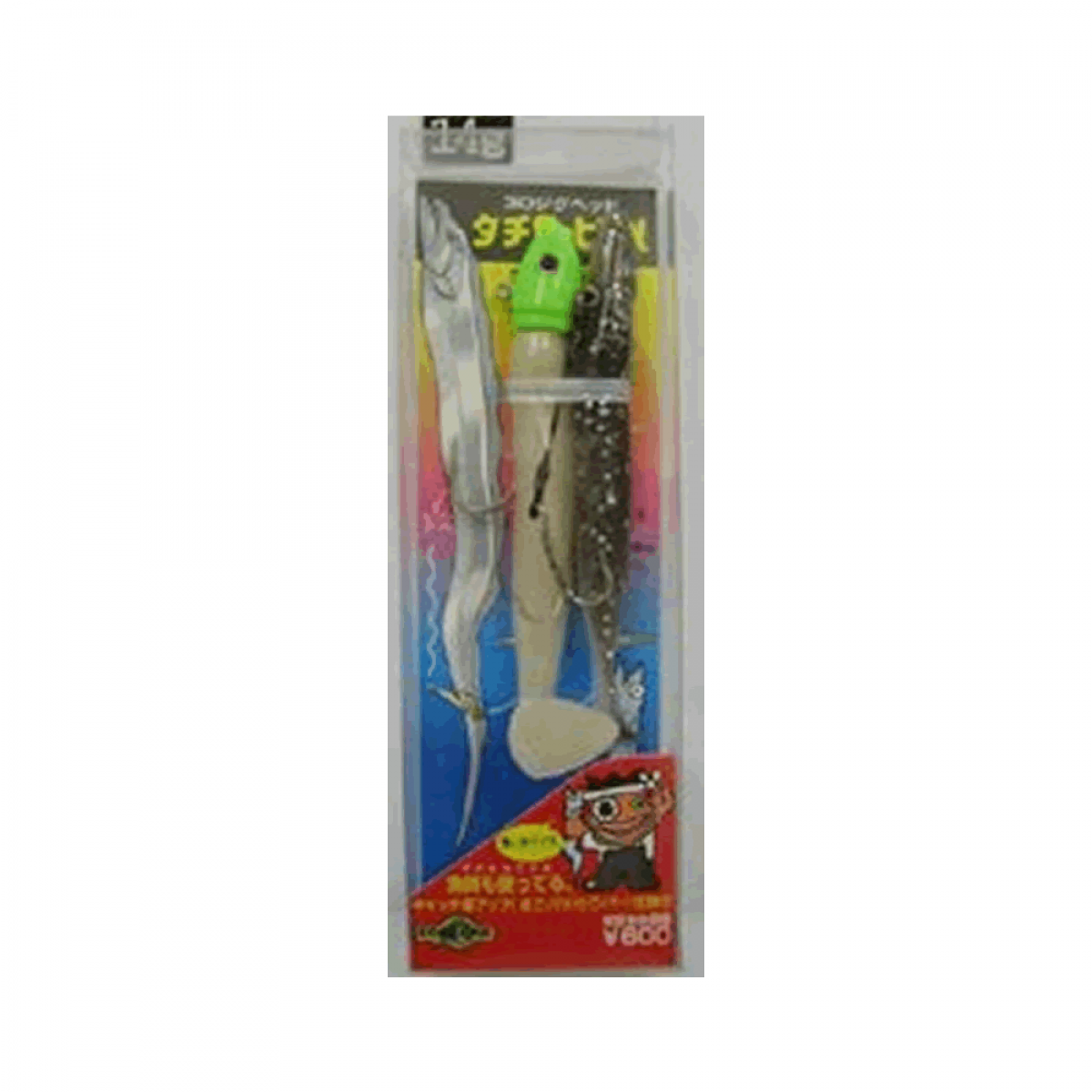 ECOGEAR 3D JIG HEAD (WITH PLASTIC WORM) 14.0g (1 pcs/pack + POWER SHAD 4" - 2pcs)