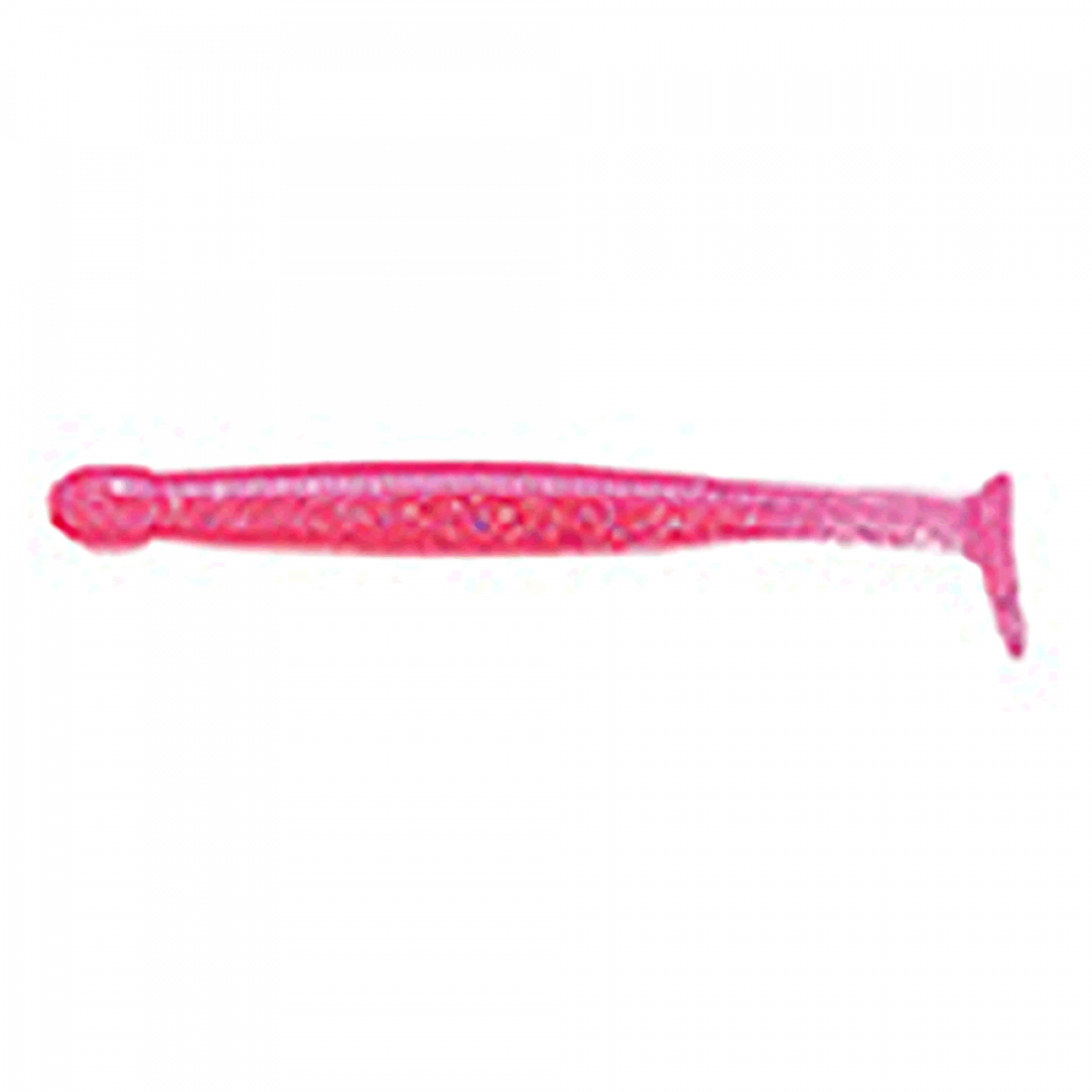 ECOGEAR GRASS MINNOW-S 1-3/4" 42mm (12 pcs/pack) 158 SUPER HOLOGRAM/PINK GLOW BACK (LUMINOUS)