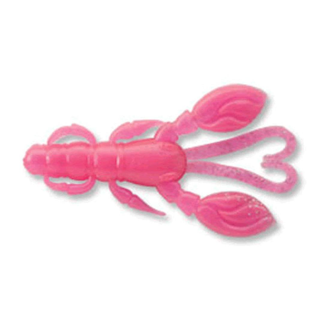 ECOGEAR KASAGO SHOKUNIN ROCK CLAW 2" 65mm (5 pcs/pack) 158 SUPER HOLO GRAMME/PINK GUROU BACK(LUMINOUS) saltwater fishing lure