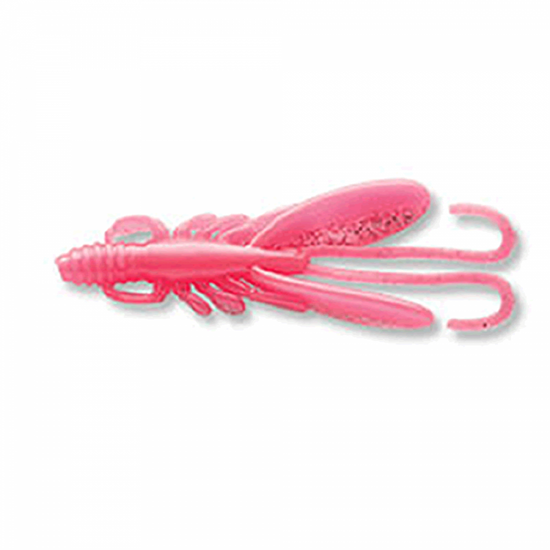 ECOGEAR KASAGO SHOKUNIN BUG ANTS 2" 60mm (6 pcs/pack) 158 SUPER HOLOGRAM/PINK GLOW BACK (LUMINOUS) saltwater fishing lure