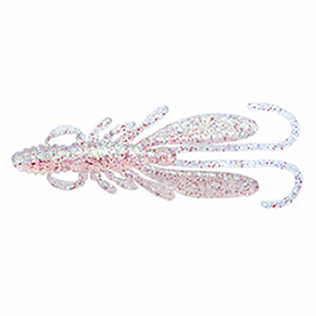 ECOGEAR BUG ANTS 3" 82mm (8 pcs/pack) 323 HOKURIKU CLEAR HOLO saltwater fishing lure