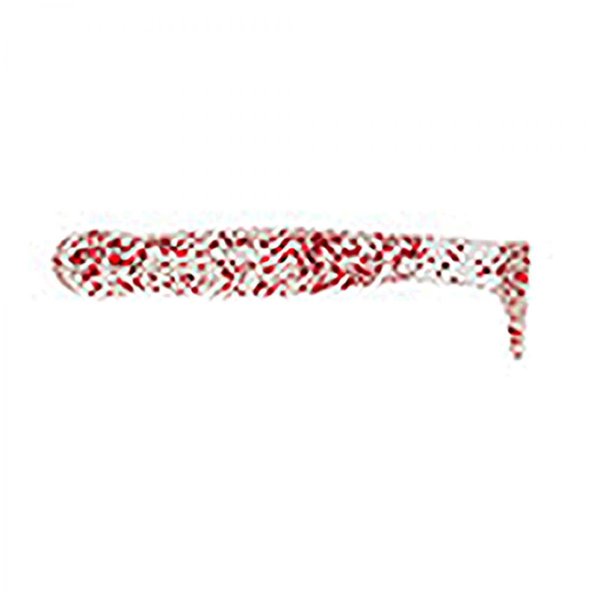 ECOGEAR GRASS MINNOW-S 1-3/4" 42mm (12 pcs/pack) 288 CLEAR RED FLK.