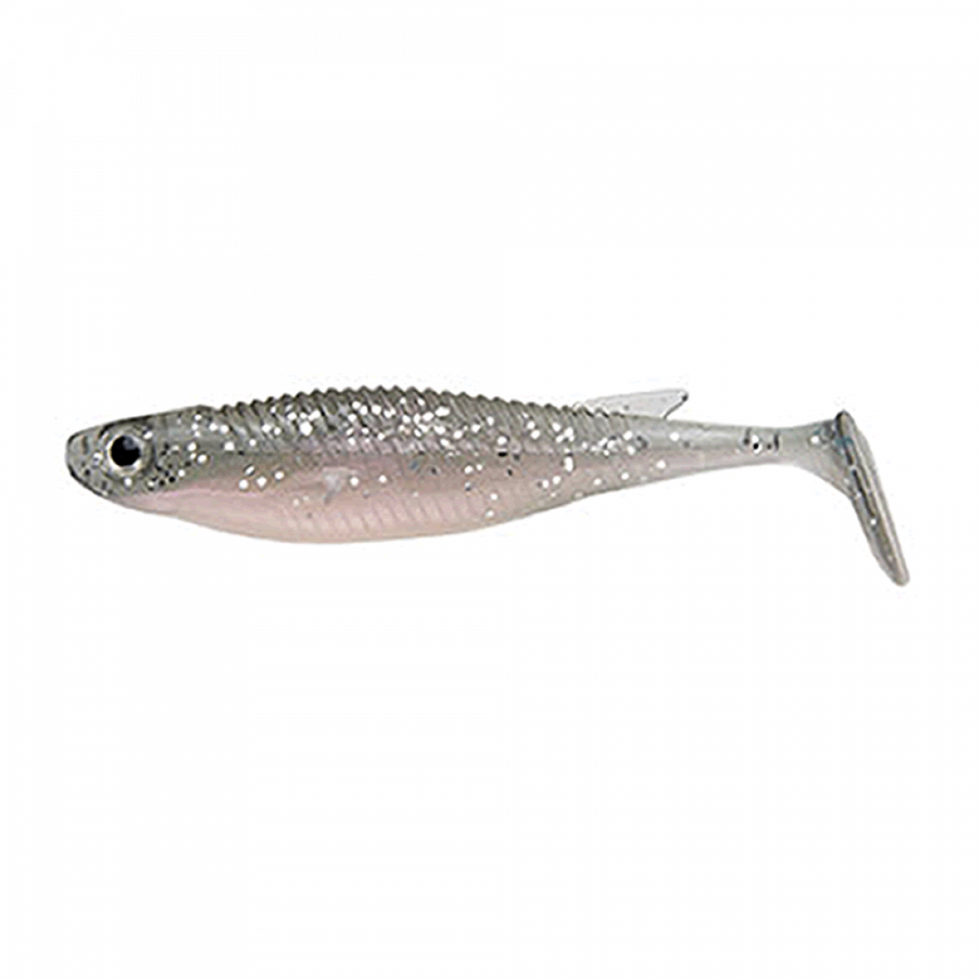 ECOGEAR BALT 3.5" 88mm (6 pcs/pack) 115 PEARL/SMOKE SILVER Glt.BACK saltwater fishing lure