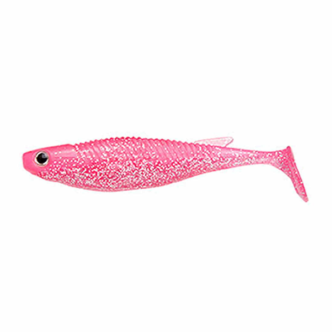 ECOGEAR BALT 3.5" 88mm (6 pcs/pack) 158 SUPER HOLO GRAMME/PINK GUROU BACK(LUMINOUS) saltwater fishing lure