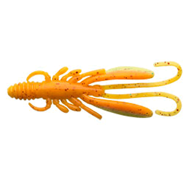 ECOGEAR BUG ANTS 3" 82mm (8 pcs/pack) 411 SILKY ORANGE YELLOW saltwater fishing lure