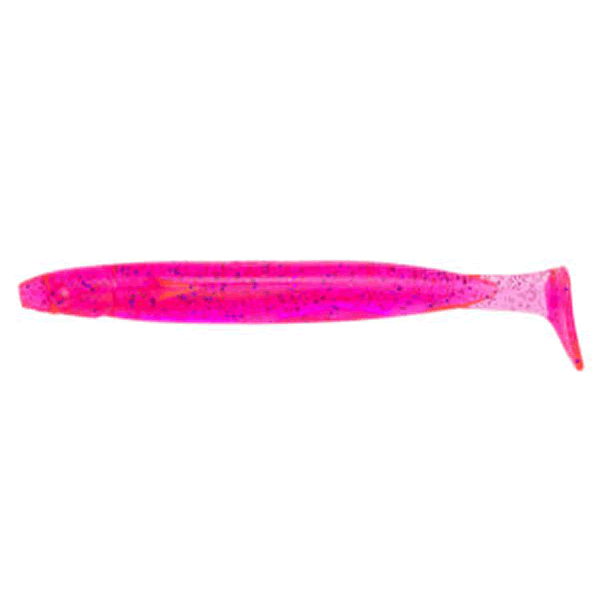 ECOGEAR POWER SHAD 4" 100mm (7 pcs/pack) 421 SURUGA HOT PINK