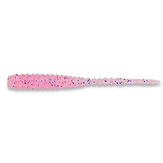 ECOGEAR AJI SHOKUNIN AJI MUST 2.4" 62mm (12 pcs/pack) 292 CLEAR PINK GROW(LUMINOUS) BLUE Flk.