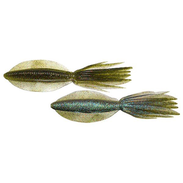 ECOGEAR POWER SQUID 7" 180mm (2 pcs/pack) 423 MOIKA saltwater fishing lure